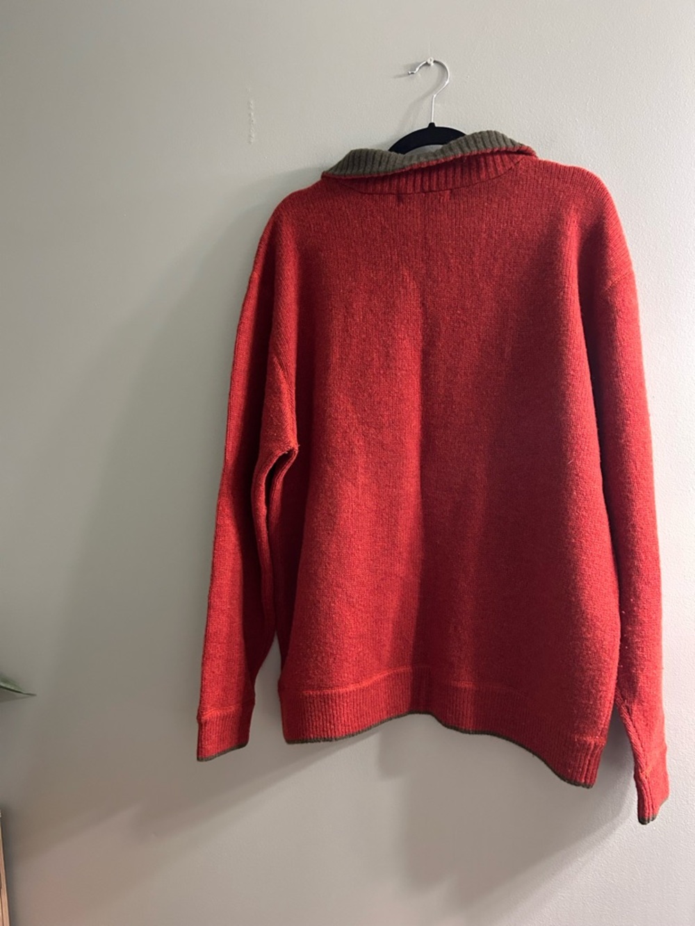 Irelandseye premium knit 1/4 zip 100% wool sweater - Picture 3 of 8